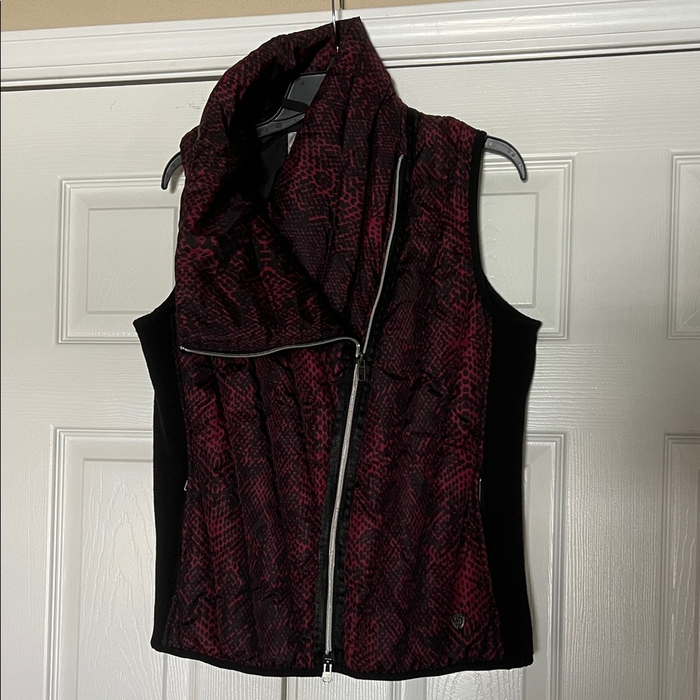 Stylish Red and Black Women's Harley Davidson Vest